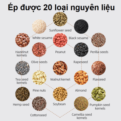 Máy ép dầu ăn thực vật Nóng và Lạnh thương hiệu Mỹ Septree Z5 - Công suất 1100W - Hàng chính hãng (BH 1 NĂM)