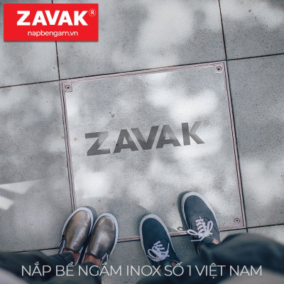 Nắp bể ngầm Zavak Inox 304. MHO 1000x1000