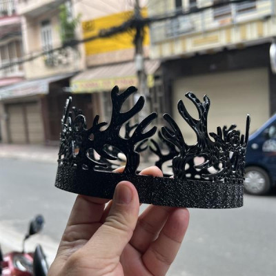 Vương miện nam vương màu đen Giangpkc 2021