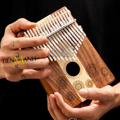Đàn Kalimba 17 Phím Hluru KHGT17-Koa - Nhạc Cụ Tiến Mạnh Music KT, KHGT17 Hàng Chính Hãng - Kèm Móng Gẩy DreamMaker