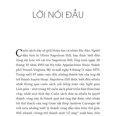 Napoleon Hill - Người Thầy Đời Tôi