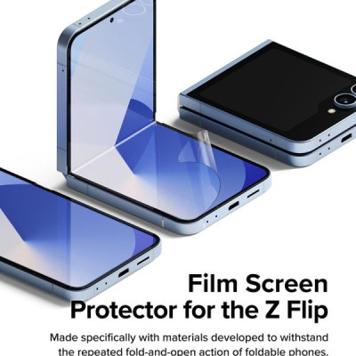 Combo 2 Miếng Dán màn hình RINGKE Dual Easy Film cho Samsung Galaxy Z Flip 6_ Hàng chính hãng