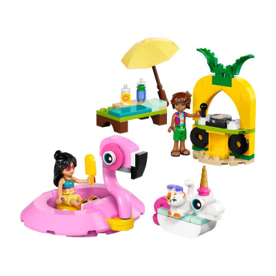 Đồ Chơi Lắp Ráp Bữa Tiệc Hồ Bơi Của Kỳ Lân Và Hồng Hạc LEGO FRIENDS 42658 (99 chi tiết)