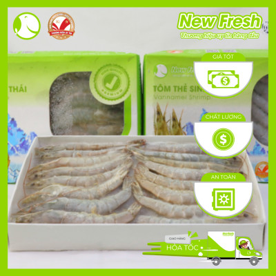 [GIAO NHANH HCM]  Tôm Thẻ Sinh Thái Hữu Cơ Nguyên Con - Hộp 1Kg