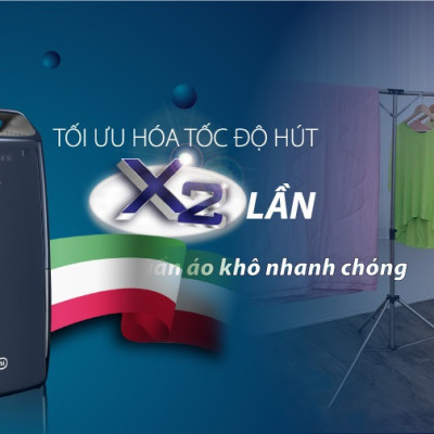 Máy hút ẩm DELONGHI DEX216F - Hàng chính hãng