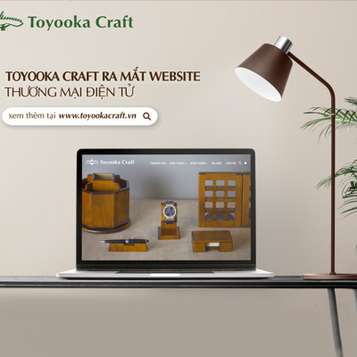 Hộp Gỗ Ngăn Kéo TOYOOKA CRAFT, Phụ Kiện Gỗ Cao Cấp, Sắp Xếp Bàn Làm Việc Ngăn Nắp, Gọn Gàng - SC04