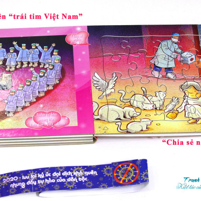 sách xếp hình Tia Sáng - Tri ân các lực lượng tuyến đầu chống Covid-19