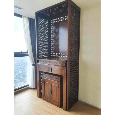 Bàn thờ chung cư 89*61*127 gỗ sồi cao cấp - NỘI THẤT BÌNH LONG