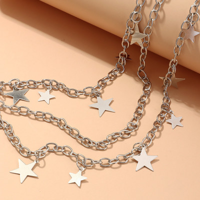 Dây xích đeo thắt lưng 3 lớp ngôi sao