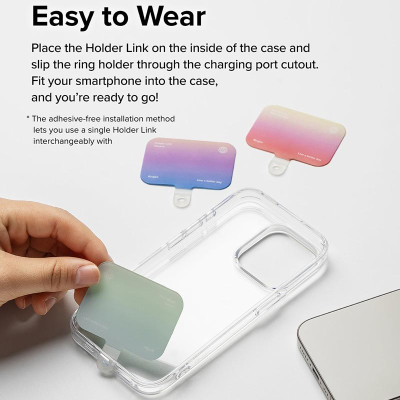 Dây đeo cho điện thoại RINGKE Holder Link & Snap Hook Lanyard Strap - Hàng Chính Hãng