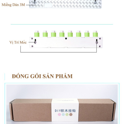 Bộ Móc Treo Quần Áo Nam Châm Thông Minh DIY