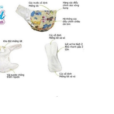 Bỉm vải siêu chống tràn goodmama Size L cho bé từ 10-18kg