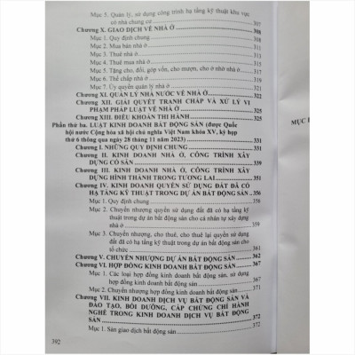 Sách Luật Đất Đai 2024 – Luật Nhà Ở 2023 – Luật Kinh Doanh Bất Động Sản 2023 (V2450T)