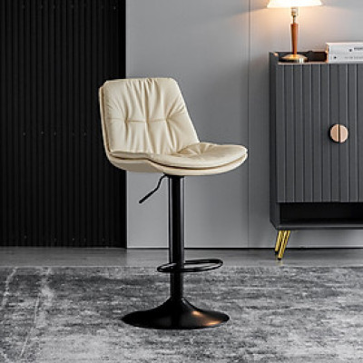 Ghế Quầy Bar Da Nappa Cao Cấp Có Nâng Hạ Chiều Cao, Nhiều Màu, Sang Trọng, Hiện đại.