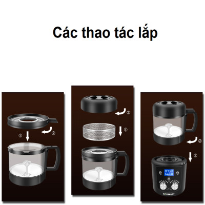 Máy rang hạt cà phê công nghệ gia nhiệt không khí chuyên nghiệp Cafemasy CCR-305D cao cấp - Hàng Chính Hãng