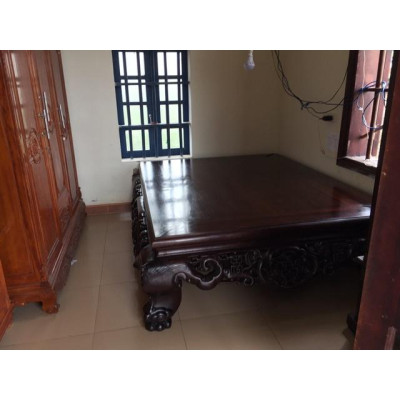 Sập ngũ phúc gỗ gụ