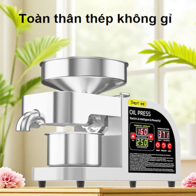 Máy ép dầu ăn thực vật dùng trong gia đình thương hiệu Mỹ cao cấp Septree X6 - Công suất 1150W - Hàng chính hãng (BH 1 NĂM)