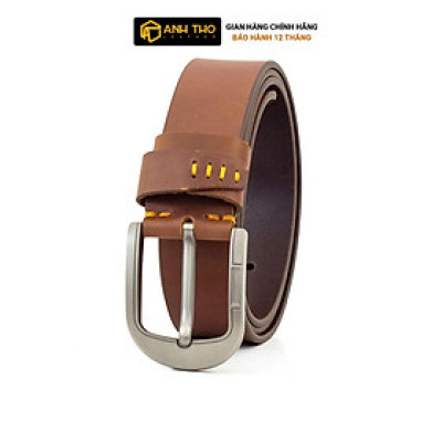 Thắt lưng da bò sáp MWK4-09 | Anh Tho Leather