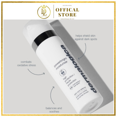 Kem chống nắng kết hợp dưỡng ban ngày giúp tăng độ ẩm, ngăn xuất hiện đốm đen Dermalogica Powerbright Moisturizer SPF50  50ml