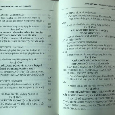 Án lệ Việt Nam – Phân tích và luận giải (Tập 2: từ án lệ 44 đến án lệ 70) – tái bản lần thứ nhất