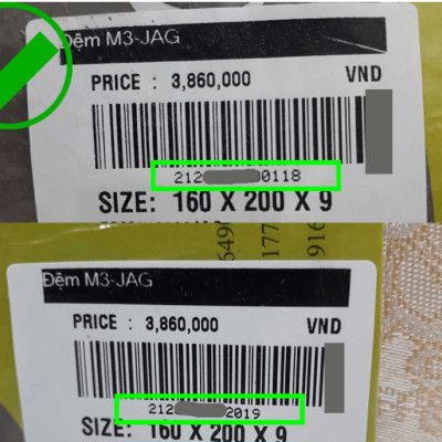 Nệm bông ép gấp 3 Everon Ceramic- Lớp chần gòn êm ái-Bảo hành 5 năm - Màu ngẫu nhiên.