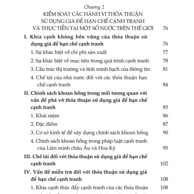 Pháp Luật Kiểm Soát, Thảo Thuận Sử Dụng Giá - Lý Thuyết Và Thực Tiễn Tại Việt Nam