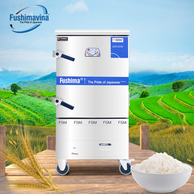 [CỬA HÀNG CHÍNH HÃNG] Tủ nấu cơm dùng gas 12 khay