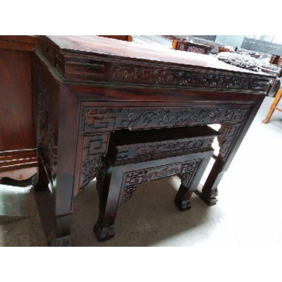 Bàn Thờ Bàn Cúng Cặp Bàn Thờ Mẹ Bồng Con 154cm Gỗ Muồng