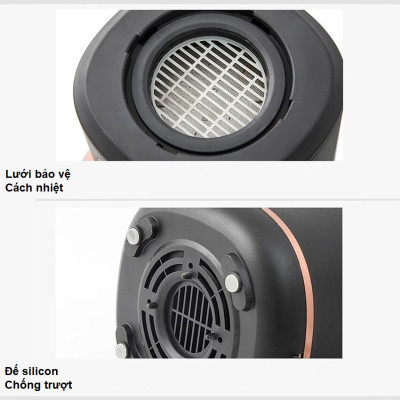 Máy rang hạt cà phê công nghệ gia nhiệt không khí, dòng máy chuyên nghiệp. Thương hiệu Mỹ cao cấp Cafemasy CCR-1210R3. HÀNG CHÍNH HÃNG