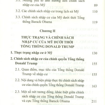 Vấn Đề Nhập Cư Ở Mỹ Hiện Nay - Thực Trạng Và Tác Động (Sách chuyên khảo)