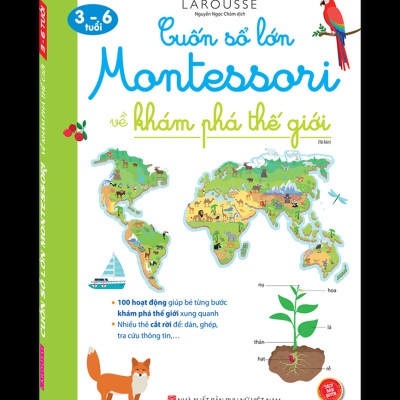 Cuốn Sổ Lớn Montessori - Về Khám Phá Thế Giới (Tái Bản 2023)
