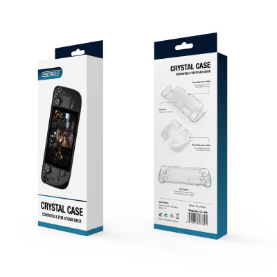Bao Case Trong Suốt PC Crystal bảo vệ cho Máy chơi game Valve Steam Deck / Steam Deck OLED - Hàng Chính Hãng