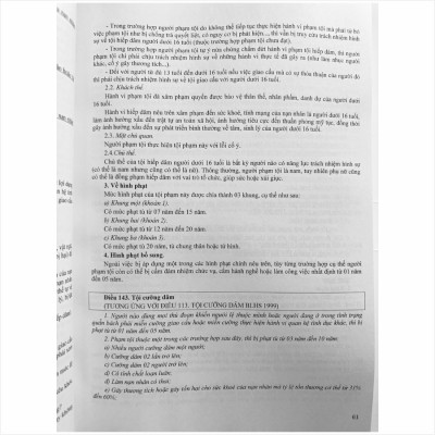 Sách Bình Luận Khoa Học Phần Các Tội Phạm Bộ Luật Hình Sự Năm 2015 Được Sửa Đổi, Bổ Sung Năm 2017 - Luật Gia Nguyễn Ngọc Diệp (V1302P)