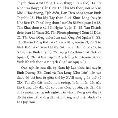 Hỏi và đáp về địa lý Sài Gòn - Gia Định