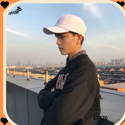 Nón kết trơn, mũ lưỡi trai trơn đơn giản cho cả nam và nữ - LT670