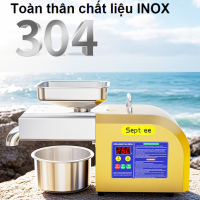 Máy ép dầu ăn thực vật, dùng trong gia đình thương hiệu Mỹ cao cấp Septree Z6 - Công suất 1250W - Hàng Nhập Khẩu