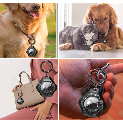 Ốp Bảo Vệ Toàn Diện Chống Nước Chống Va Đập Black Shark cho AirTag - Hàng Chính Hãng