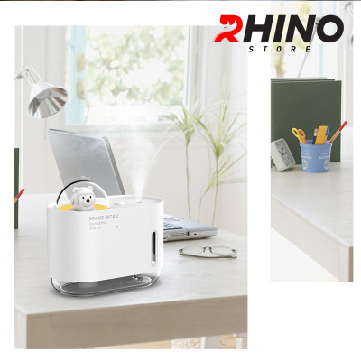 Máy phun sương tạo ẩm Rhino H905, dung tích 300ml, tích hợp đèn ngủ hàng chính hãng