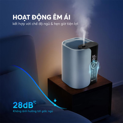 Máy tạo ẩm thông minh Elmich HE-8583 - Hàng Chính Hãng