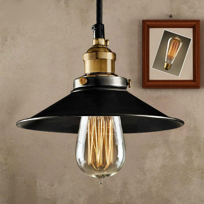 Đèn thả đui đồng RYZE phong cách hoài cổ trang trí bàn ăn, nhà hàng, cửa hàng thời trang