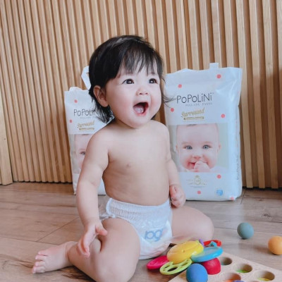 Tã quần Popolini size L 46 miếng 9-14kg