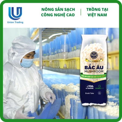 Nấm Kim Châm Việt Nam 200g - Ngọt Thanh, Ngon Miệng - Trồng Tại Nhà Máy Công Nghệ Cao Bắc Âu, Đak Lak