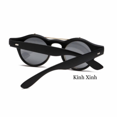 Kính râm cận 2 Tròng 2in1 Lật Nắp Đa Năng Phong Cách Retro 