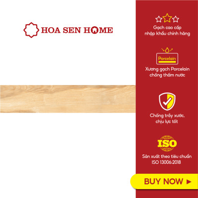 Gạch men lát nền LUSTRA INDAL0201200004 màu nâu sáng, họa tiết vân đá tự nhiên, chống trầy chống ẩm vượt trội, kích thước 200mmx1200mm, thùng 5 viên - Hàng chính hãng