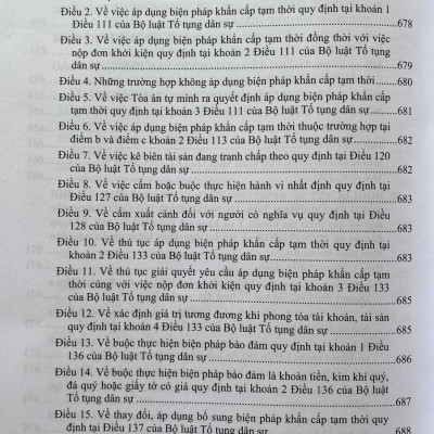 Hệ Thống Các Nghị Quyết Của Hội Đồng Thẩm Phán, Toà Án Nhân Dân Tối Cao Về Dân Sự Và Tố Tụng Dân Sự Từ Năm 1990 Đến 2023