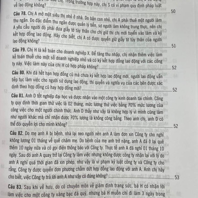 500 Câu Hỏi Và Tình Huống Giải Quyết Các Vướng Mắc, Tranh Chấp Lao Động Theo Bộ Luật Lao Động Năm 2019