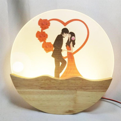 Đèn ngủ LED - đèn tranh - đèn hắt tranh - tranh đĩa phát sáng - tranh LED VSLIGHT