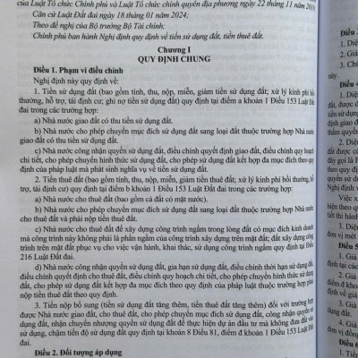 Sách Luật Đất Đai sửa đổi, bổ sung và Các Văn Bản Hướng Dẫn Thi Hành – Chính Sách Mới Về Giảm Tiền Thuê Đất - V2543D
