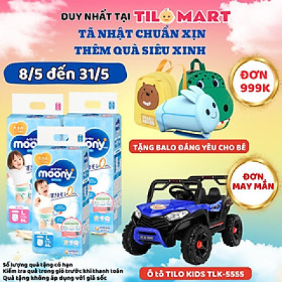Combo 4 Gói Tã Quần Moony Bé Gái Gói Đại L44 (44 miếng)