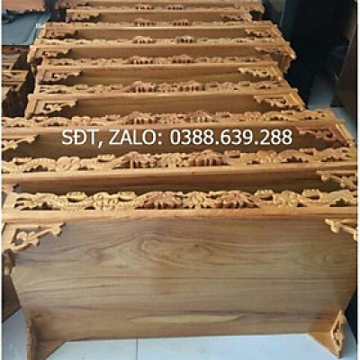 Bàn Thờ Treo Tường gỗ Gõ Đỏ 100%